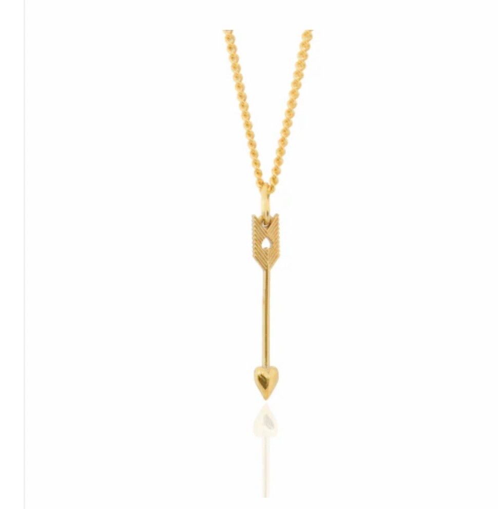 Boh Runga Gold Arrow Pendant Necklace