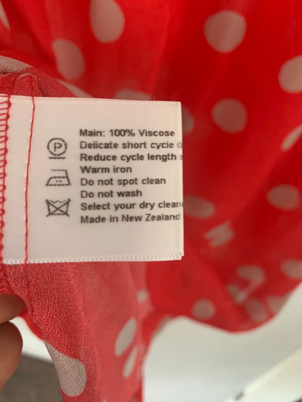 Kate Sylvester chiffon dress red high neck polka dot sleeveless image 3