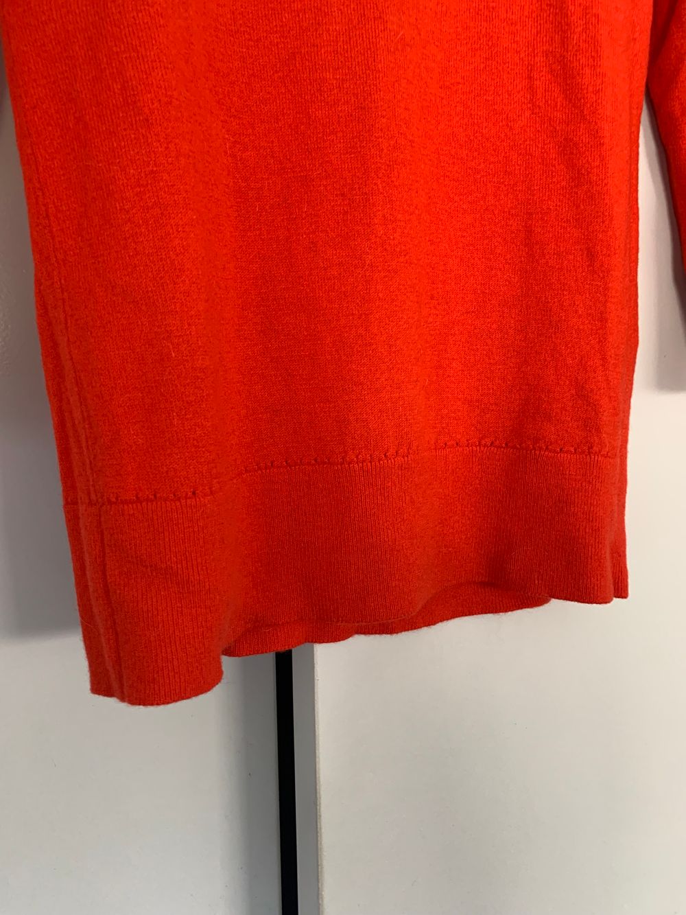Kate Spade wool cashmere coral red jumper 3/4 sleeves image 2