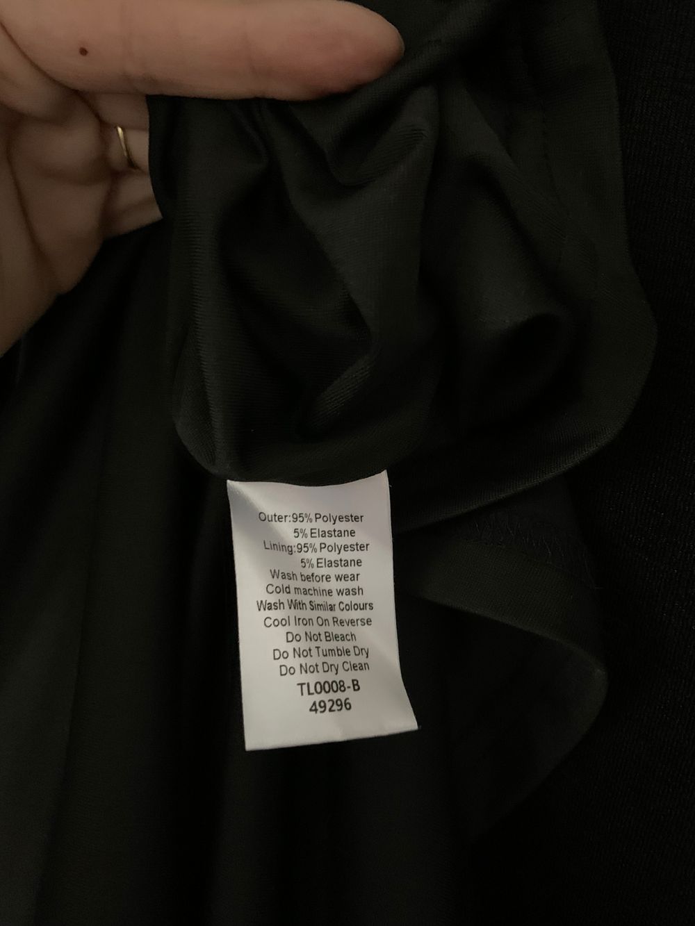 NEW Tussah Luxe Kesha maxi skirt black side split cocktail slip size 8 event image 6