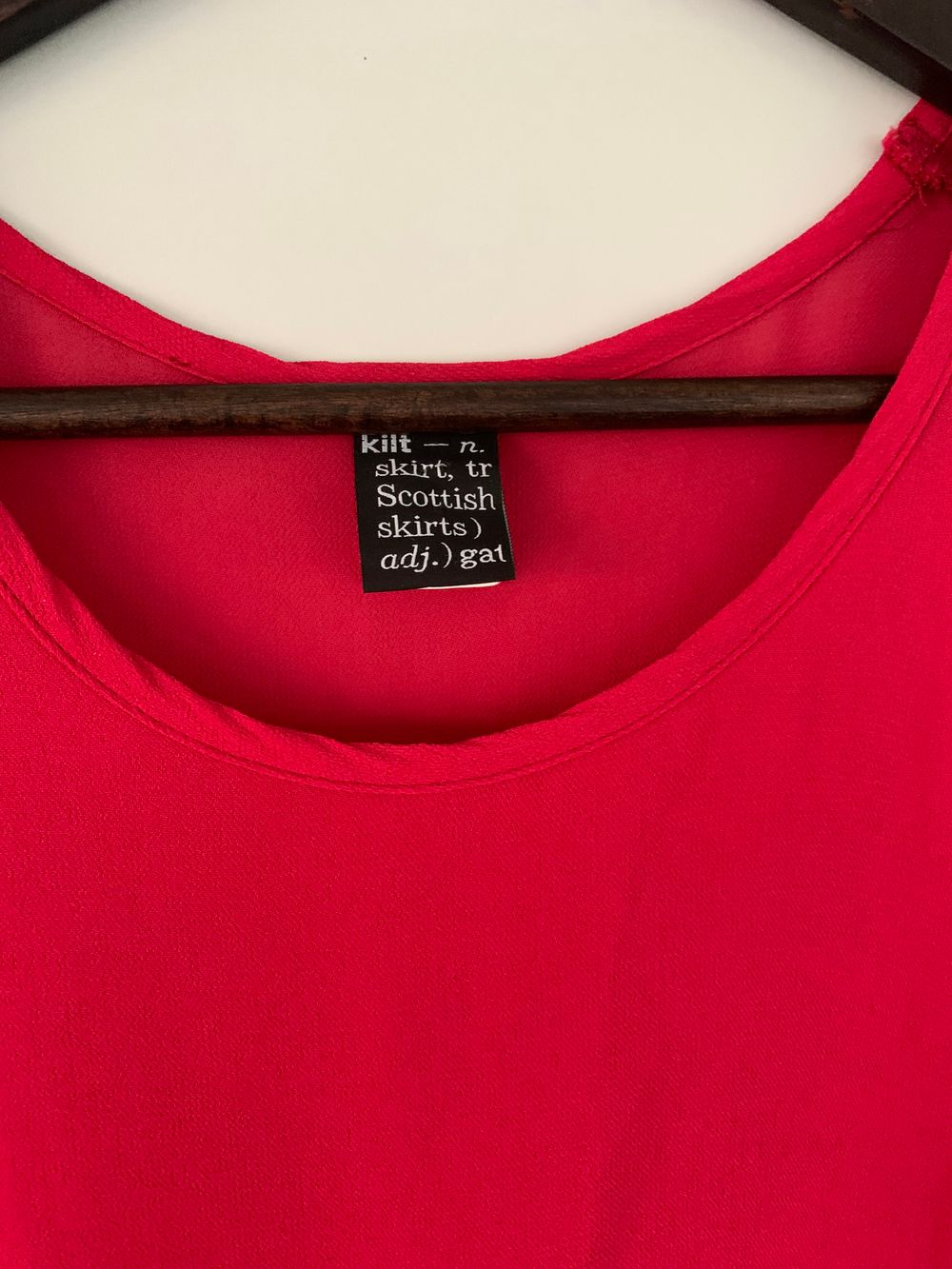 KILT pink Ruffle chiffon Dress size 8 image 4