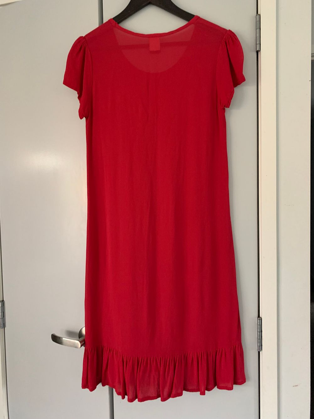 KILT pink Ruffle chiffon Dress size 8 image 7