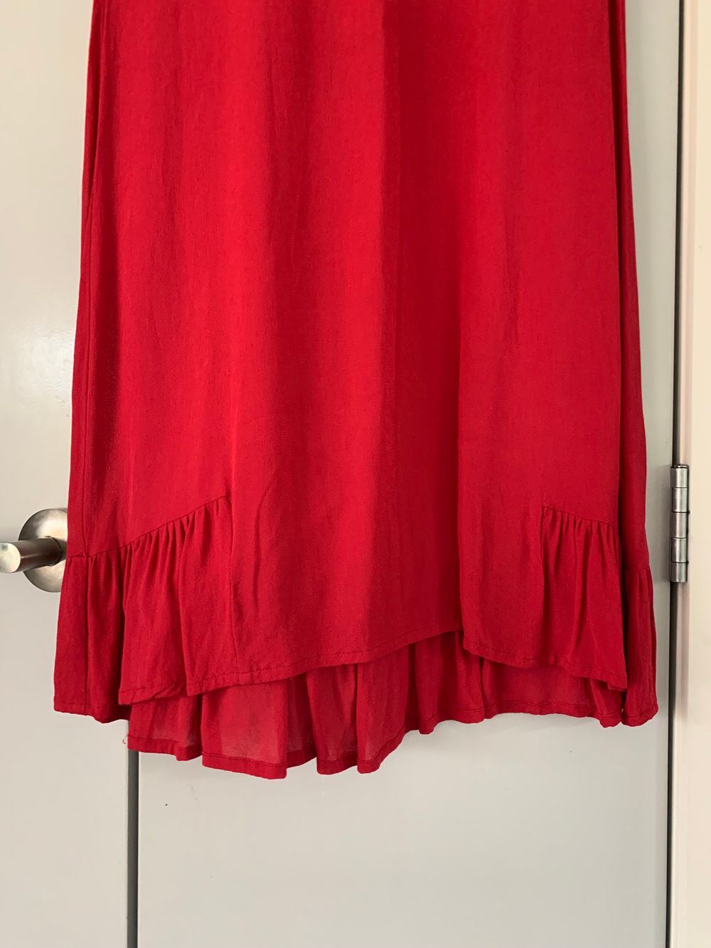 KILT pink Ruffle chiffon Dress size 8 image 5