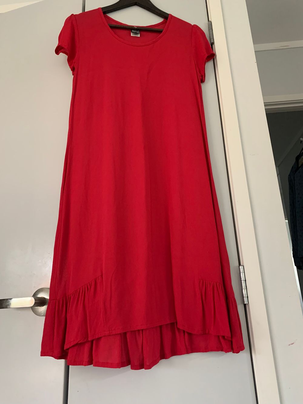 KILT pink Ruffle chiffon Dress size 8 image 3
