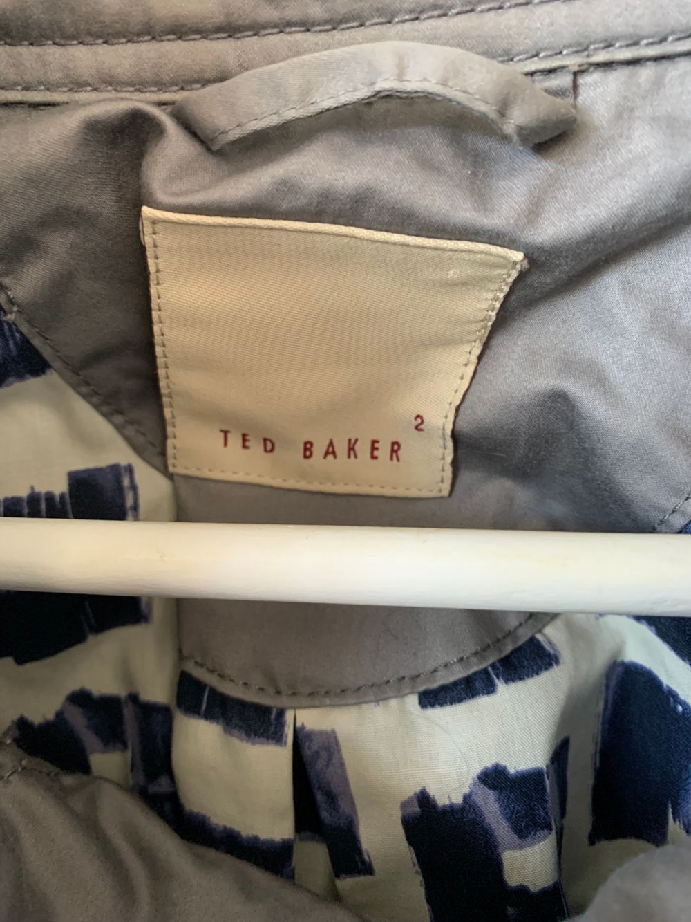Ted Baker trench-coat cotton Grey size M image 4