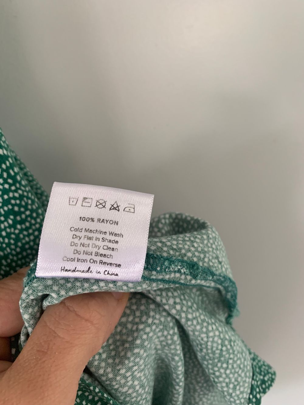 Auguste the Label midi skirt Green white polka dot summer size 8/S image 4