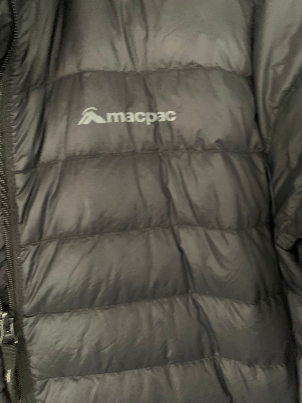 Macpac down puffer jacket padded coat S/M lightweight winter outdoors relaxed fit image 5