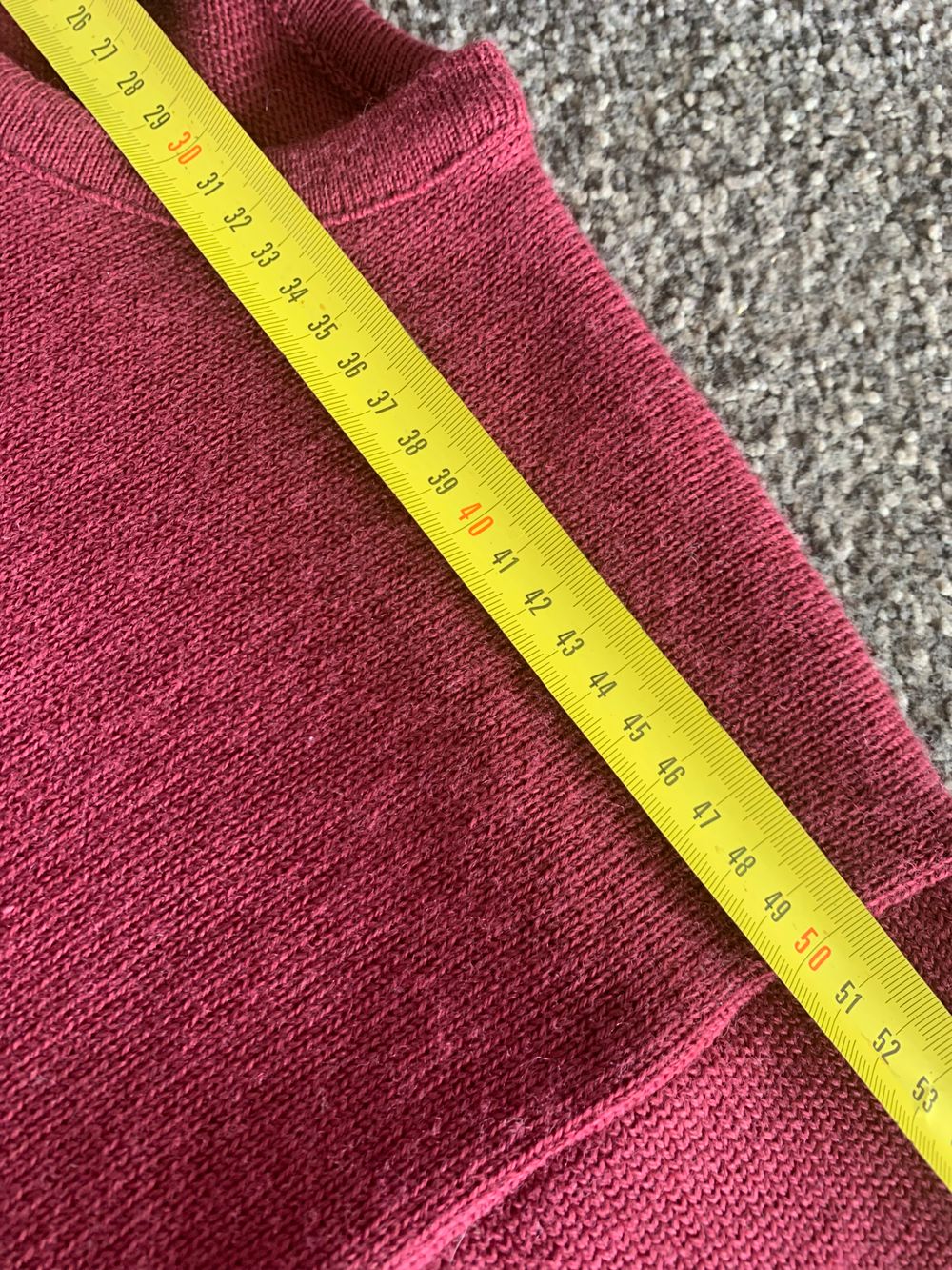 Vintage wool jumper pink raspberry crew neck relaxed fit Nz made autumn winter image 10