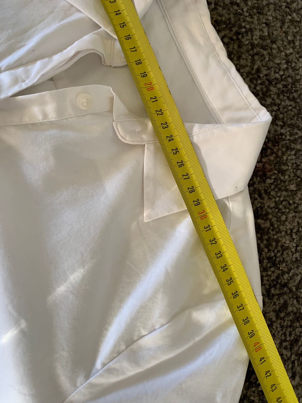 Sportscraft cotton poplin button up Shirt classic layering side split preppy chic capsule autumn image 10