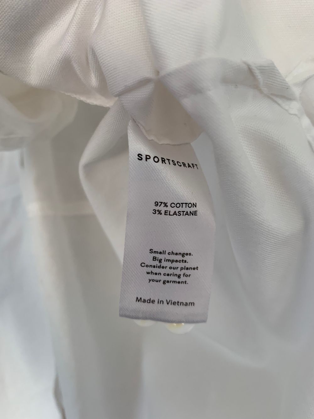 Sportscraft cotton poplin button up Shirt classic layering side split preppy chic capsule autumn image 6