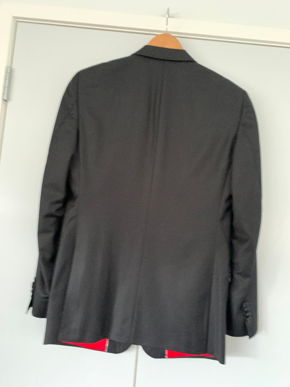Working Style wool super 120 Black Blazer oversized tailored chic timeless luxe preppy elegant suit image 6