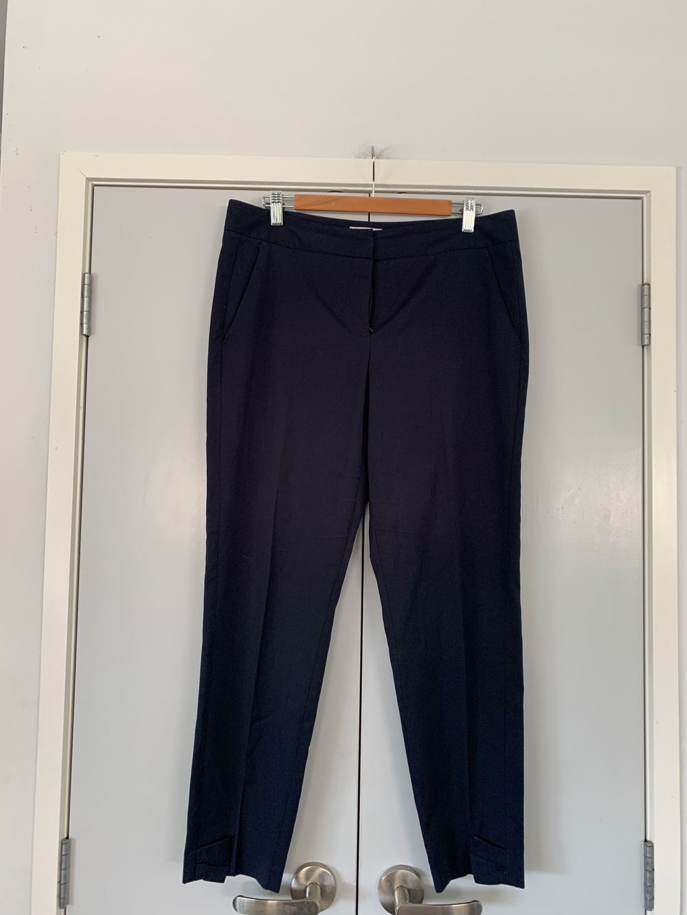 Karen Walker Tailored Pants straight L/12 navy classic fit