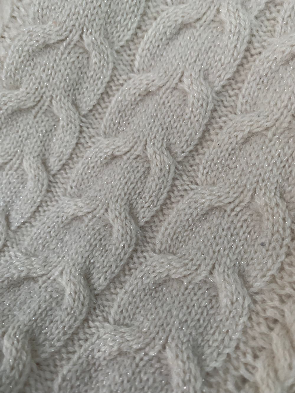 Estheme Cashmere Cream Cable Knit jumper capsule minimalist S/M image 5
