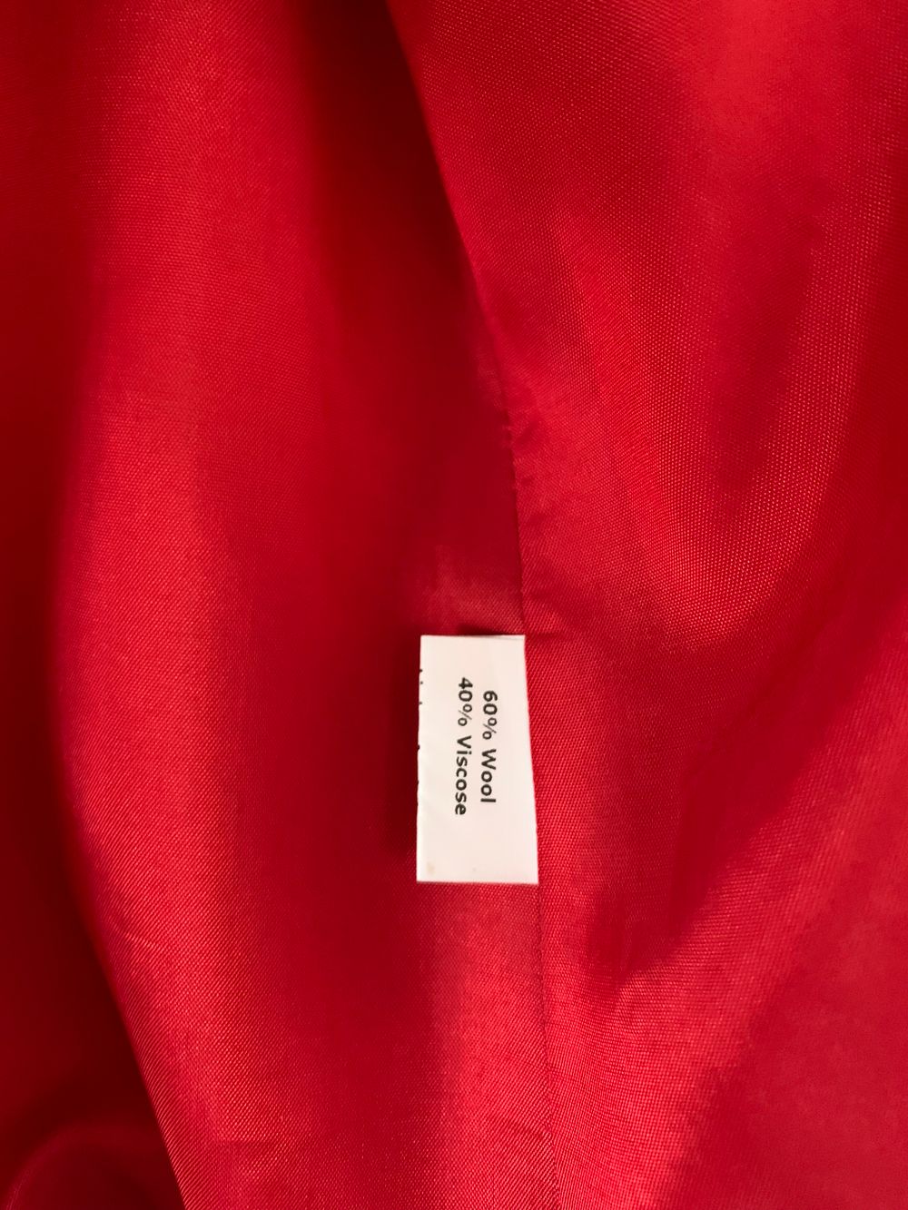 Fredrick Red Wool Jacket NZ made classic fit nautical chic timeless M/10 image 7