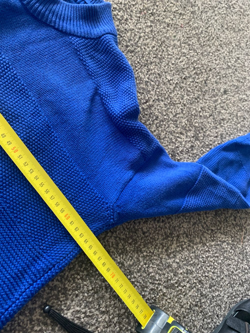Kowtow oversized organic cotton knit Jumper royal blue image 7