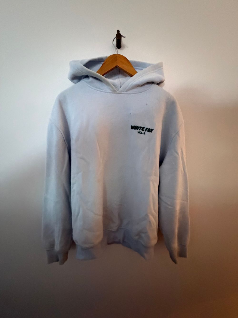 White Fox Grey Hoodie