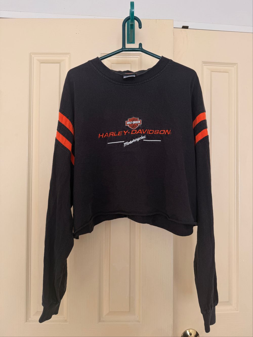 Harley Davidson cropped long sleeve