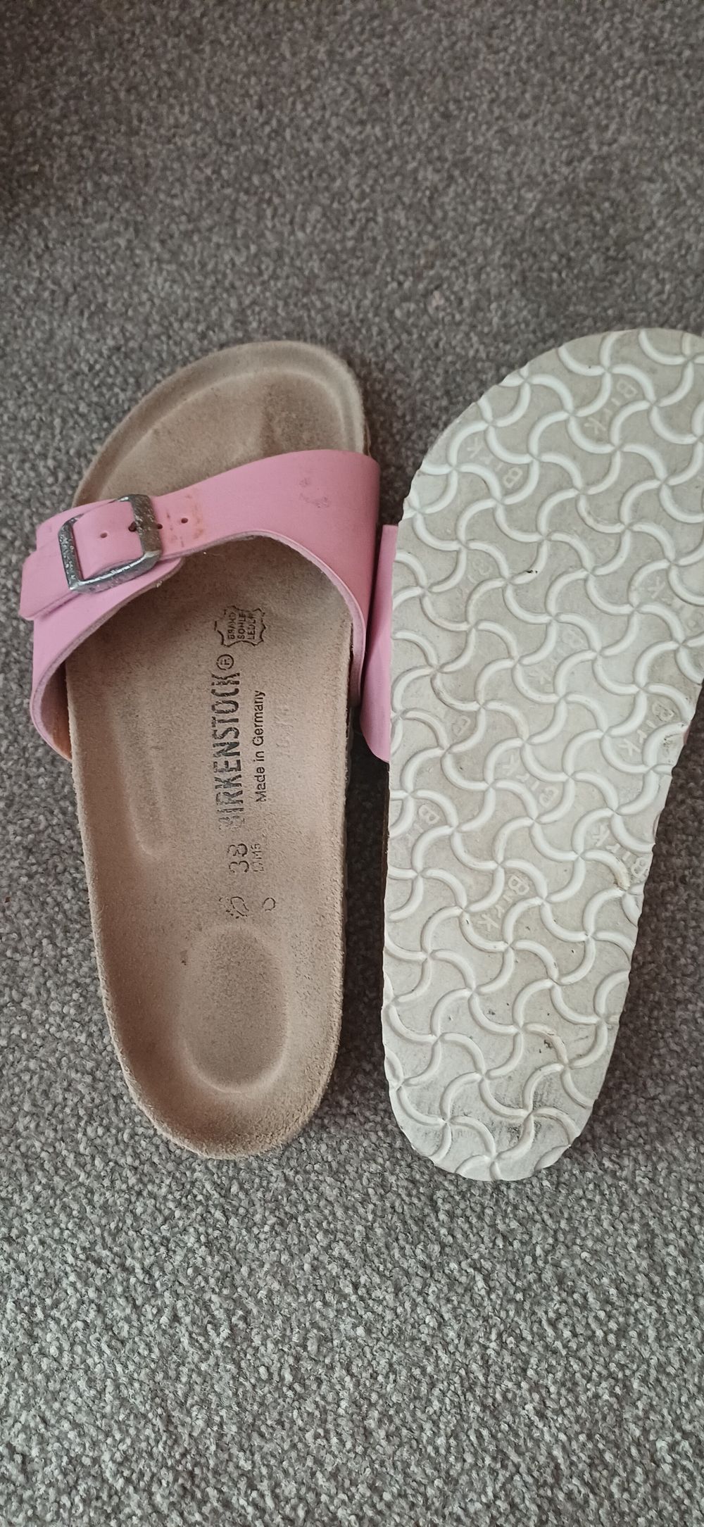 Birkenstock Pink Sandals Size 38