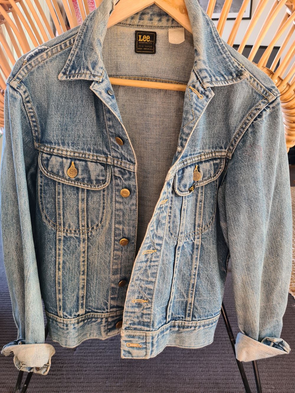 80s DESIGN ART PERU IMPORT DENIM JACKET 【公式通販】