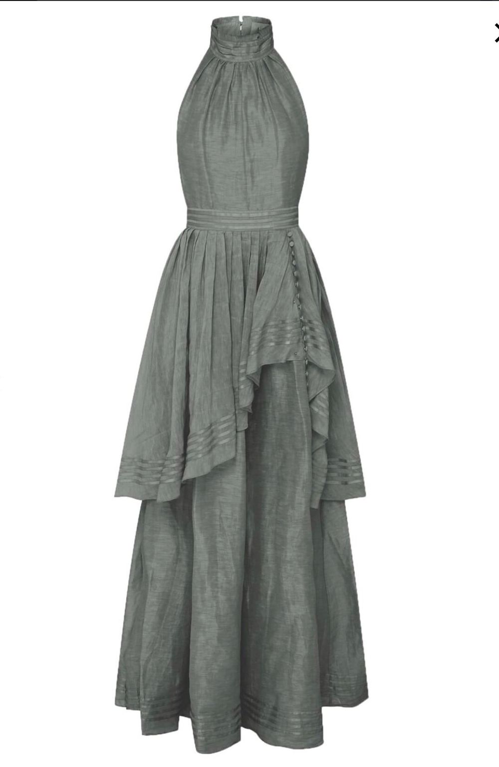 Aje - Aje Bungalow Sienna Halter Maxi Dress on Designer Wardrobe