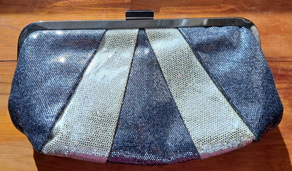 Silver Clutch Bag