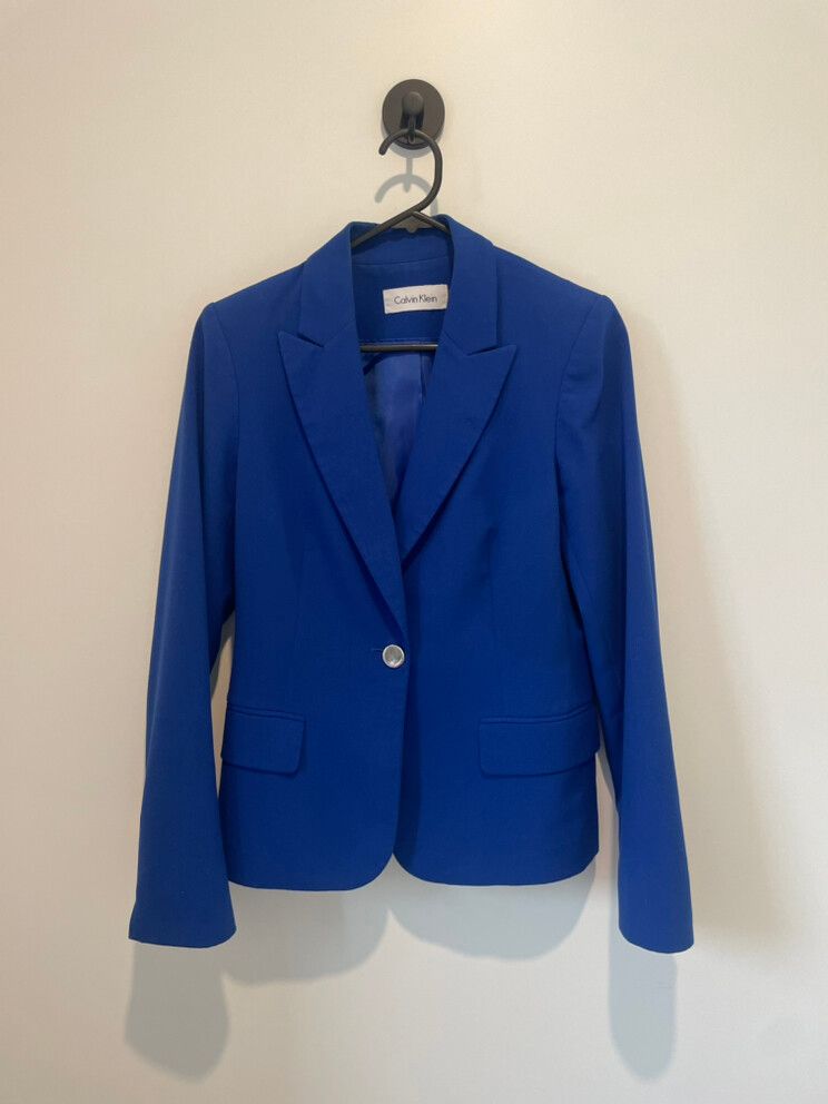 Calvin Klein Electric Blue Blazer