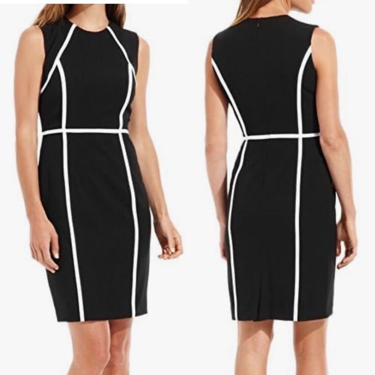 Calvin Klein Black Pencil Dress