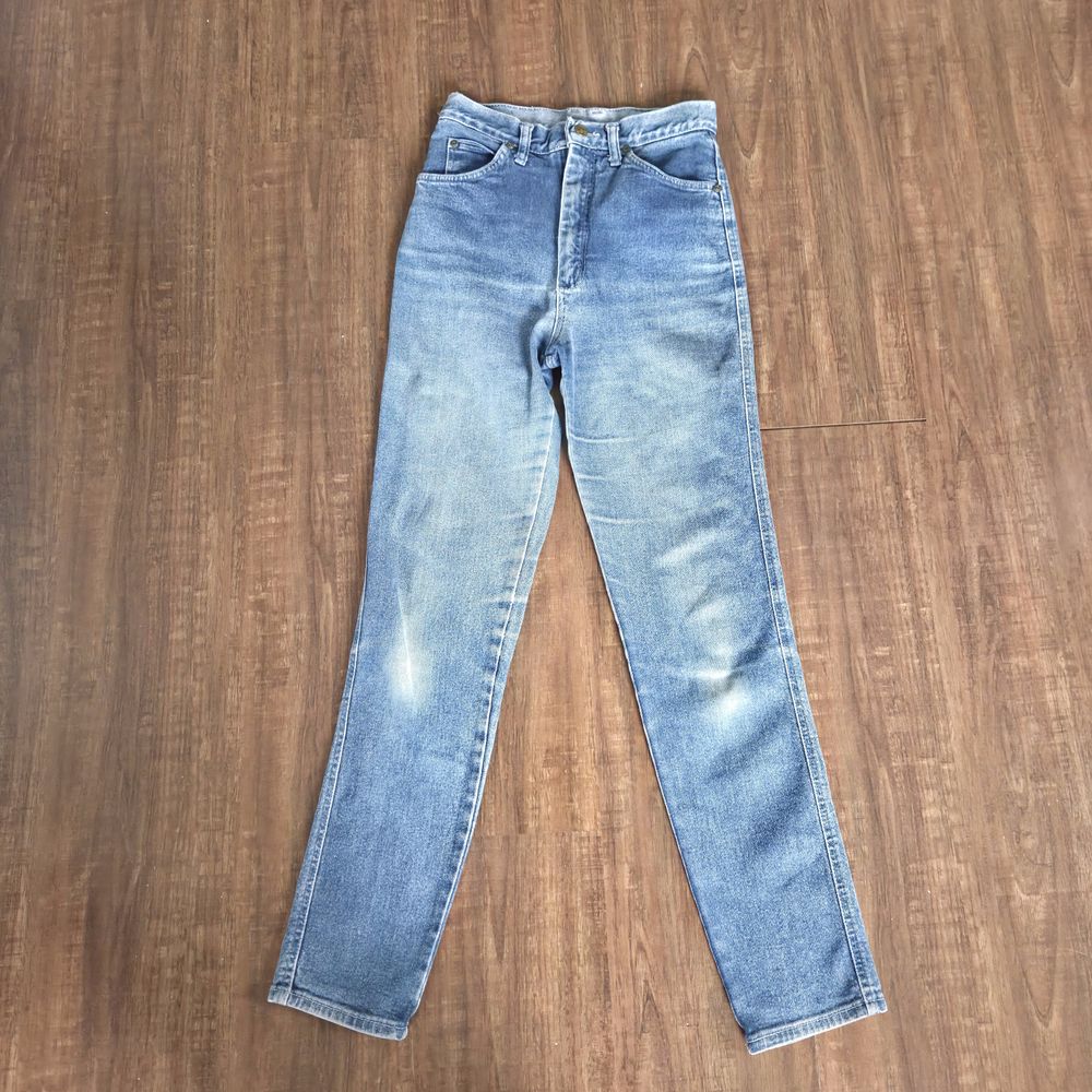 Lee Vintage High Rise Women's Blue Jeans Slim 90s Fit Size 12 (Fits like an AU 6)