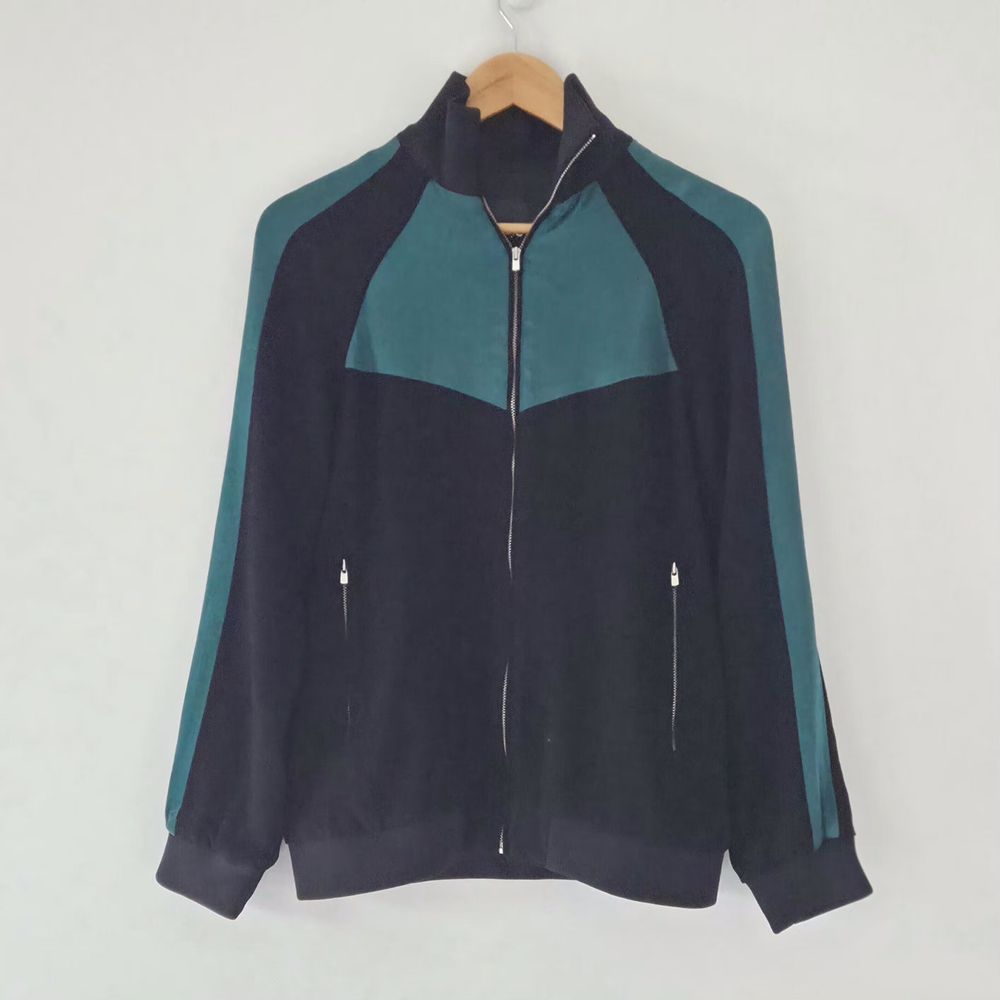 Maje Bomber Jacket Black Green Size 36