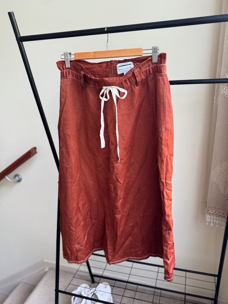 Veronika Maine Maxi / MIDI Flowing Skirt Size 12 Like New
