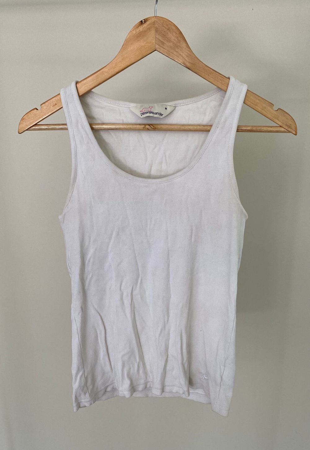 Peter Alexander White PJ Top size M WHITE