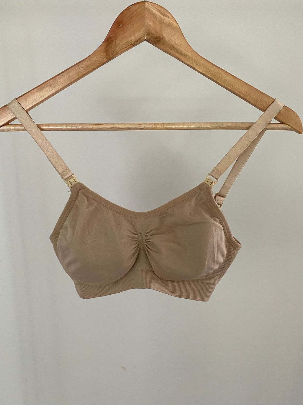 Beige Maternity Bra