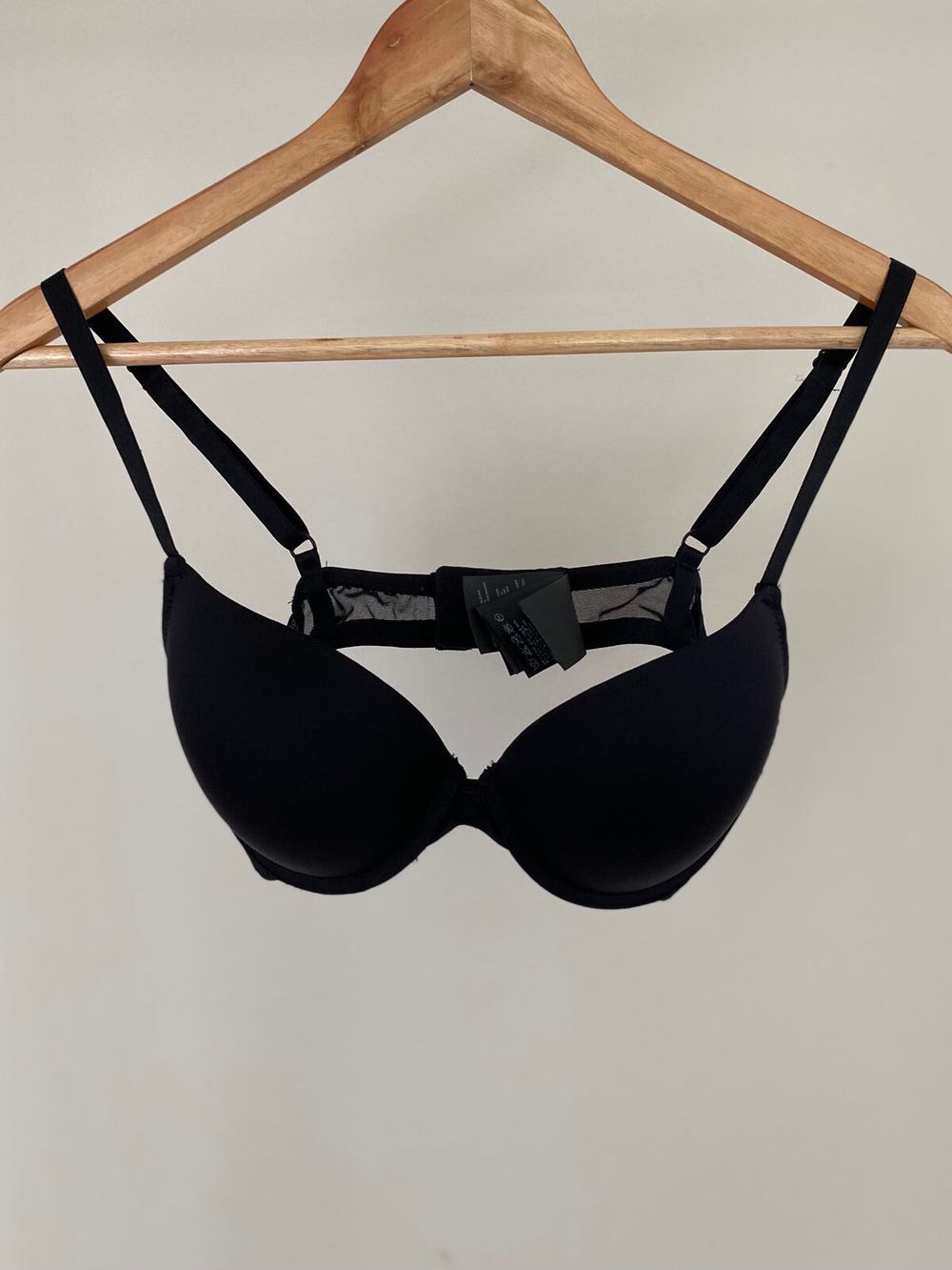 H&M Plain Black Bra - 16B