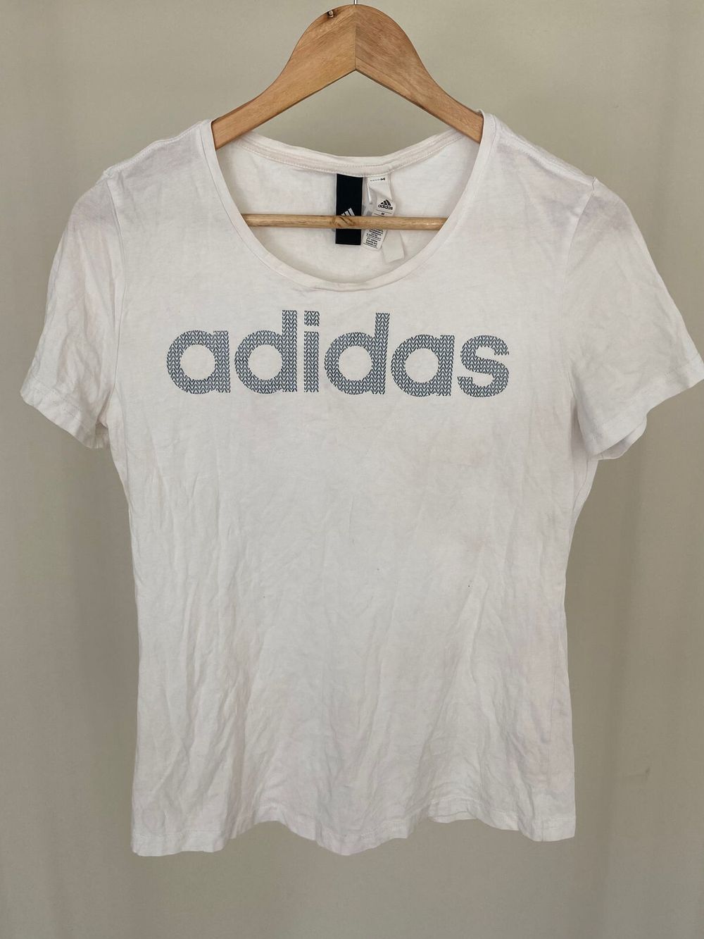 Adidas White Shirt - M