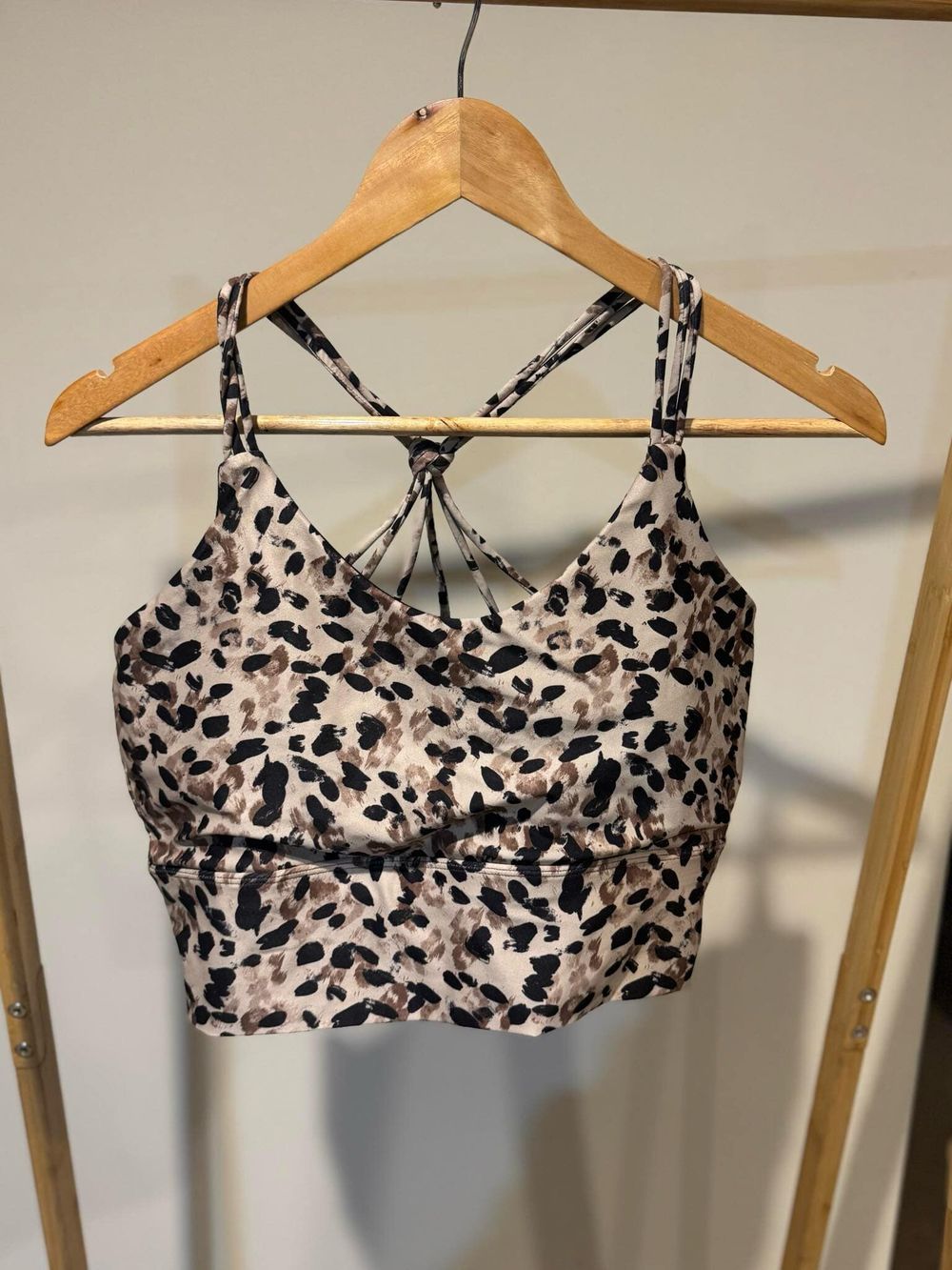 Anko Leopard Print Sports Top/Bra - 14