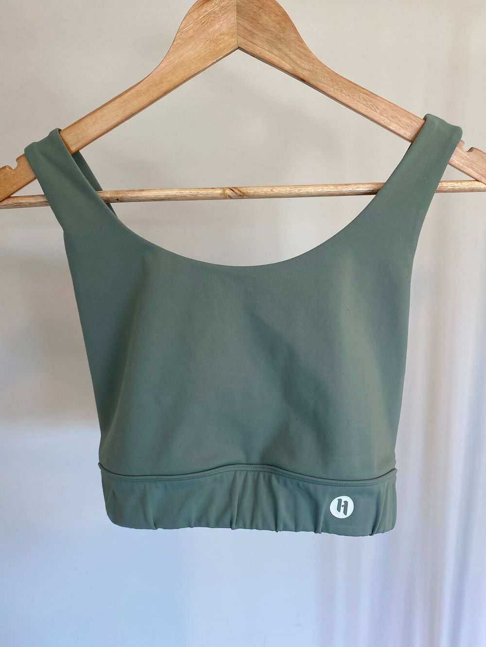 Hine Green Padless Sports Bra - XL