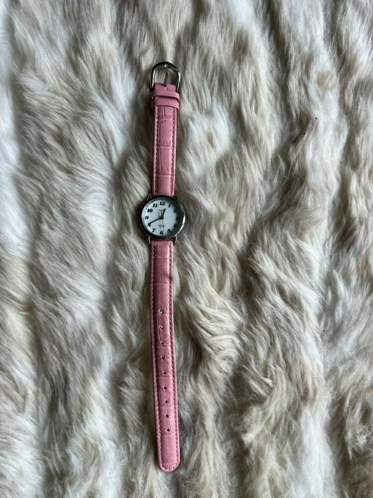 Pink Leather Watch