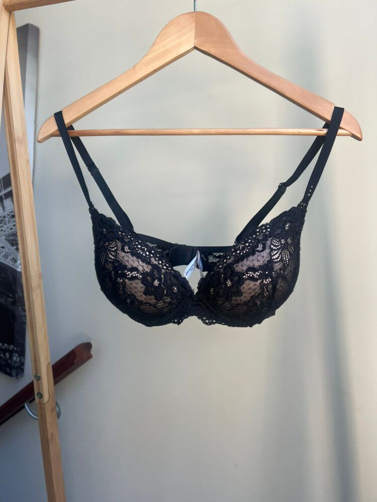 Pleasure State Black Lace Bra