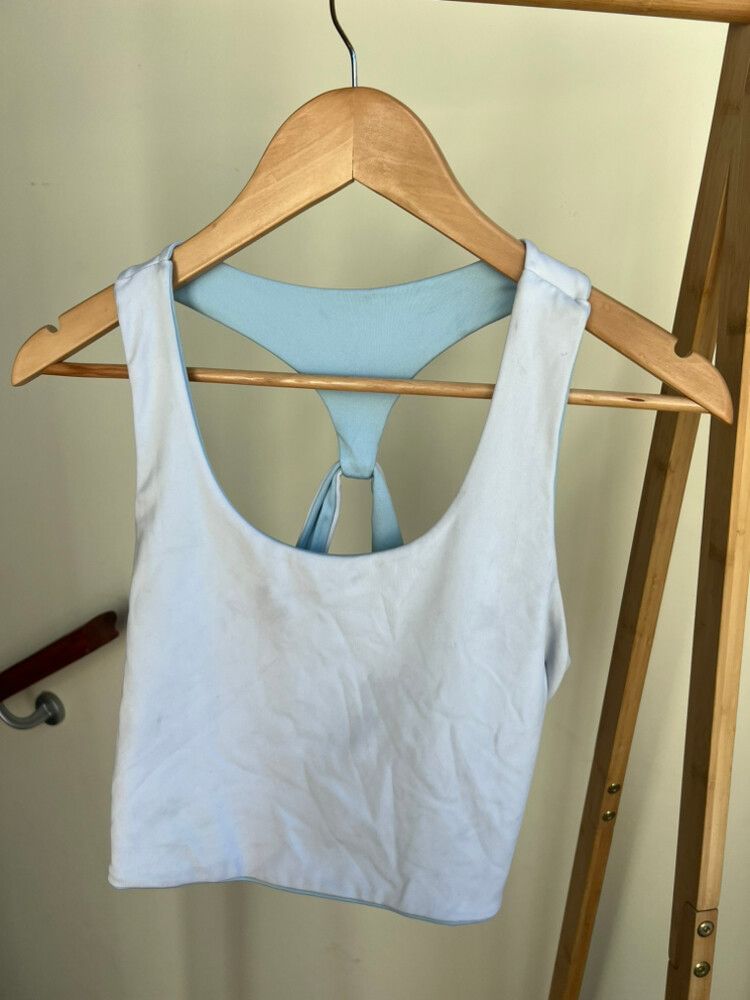 Blue Crop Top size L-XL