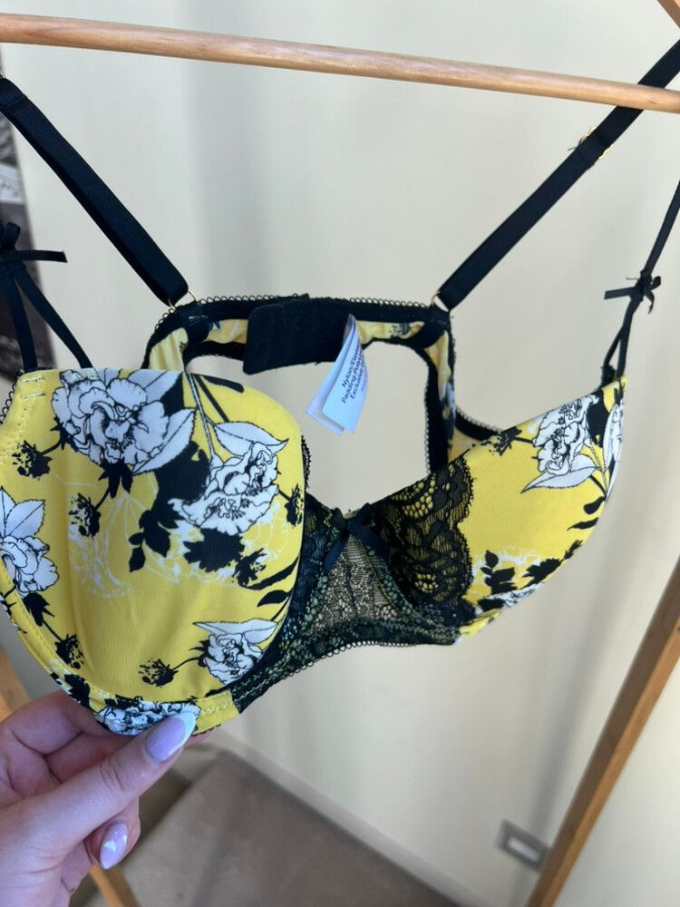 H&H Yellow Floral Bra