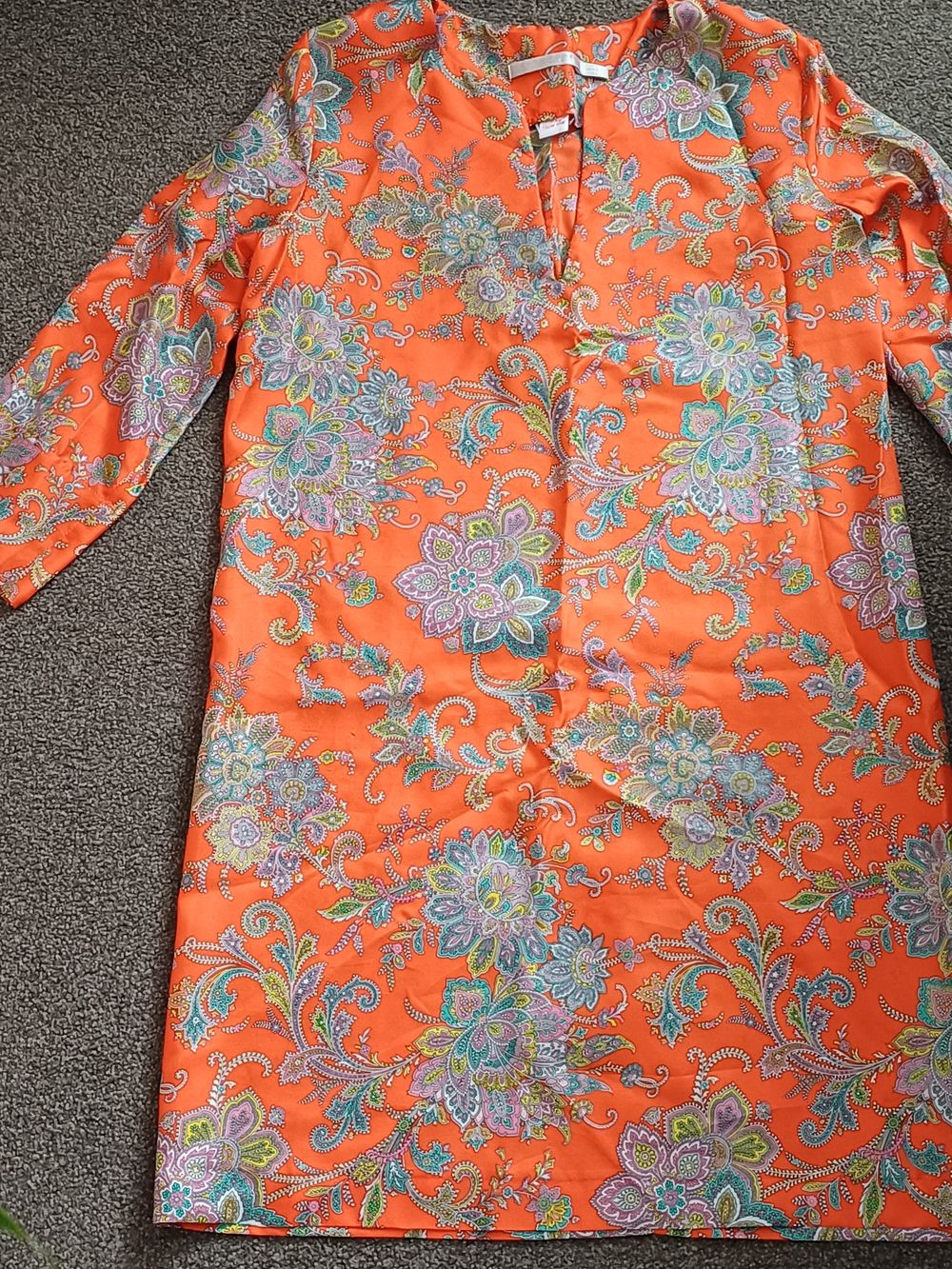 Zara paisley dress
