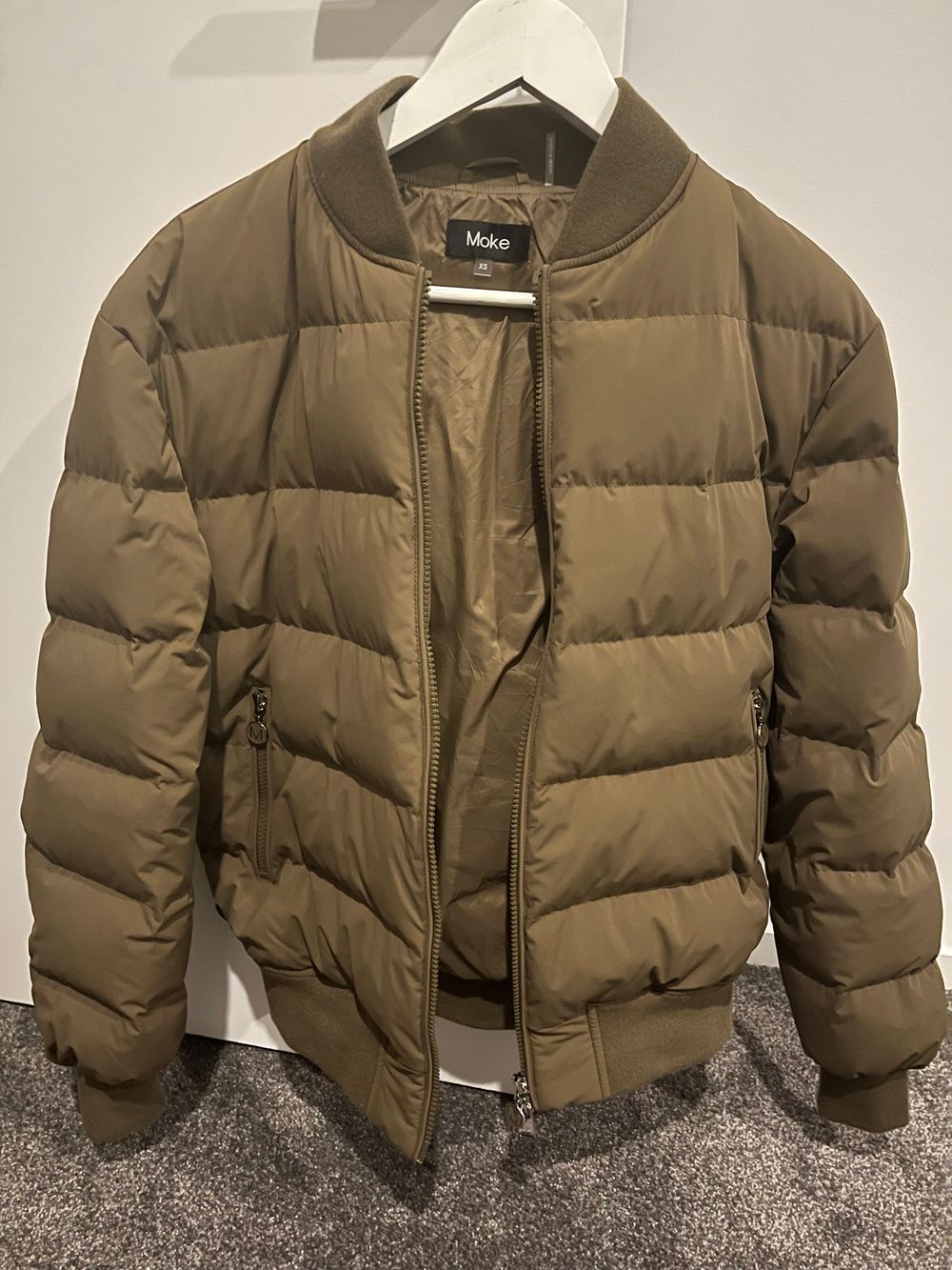 Moke Khaki Jacket Size XS