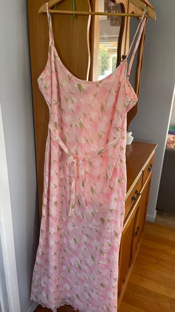 satin halter maxi dress Duntery Halter Stretch Satin Maxi Dress With High Slit, Lilac