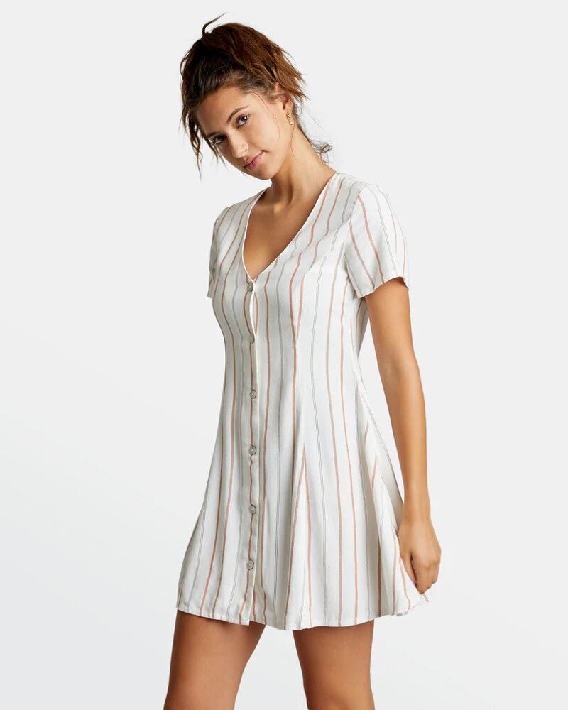 RVCA Striped Mini Dress