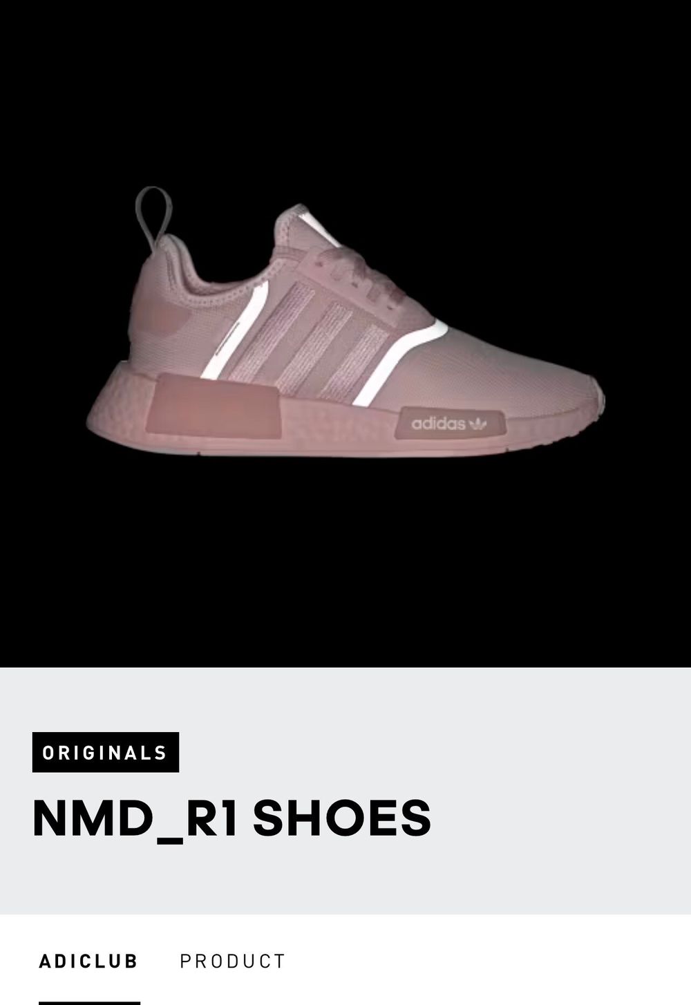 Adidas Pink NMD_R1 Sneakers
