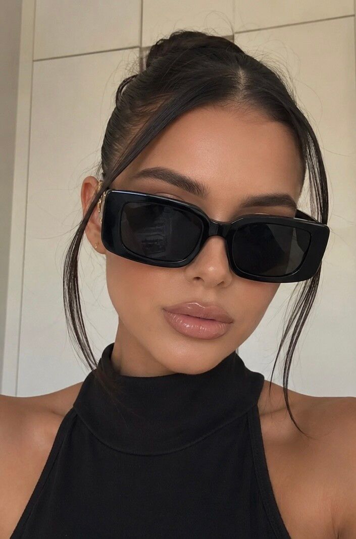 Black Square Sunglasses x2