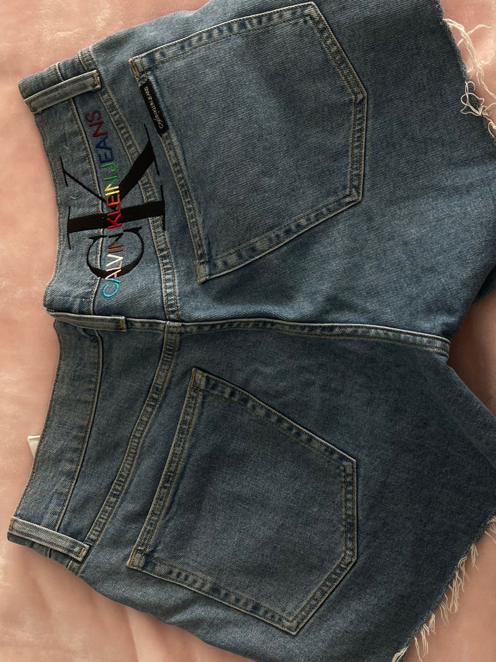 Calvin Klein Blue Denim Shorts