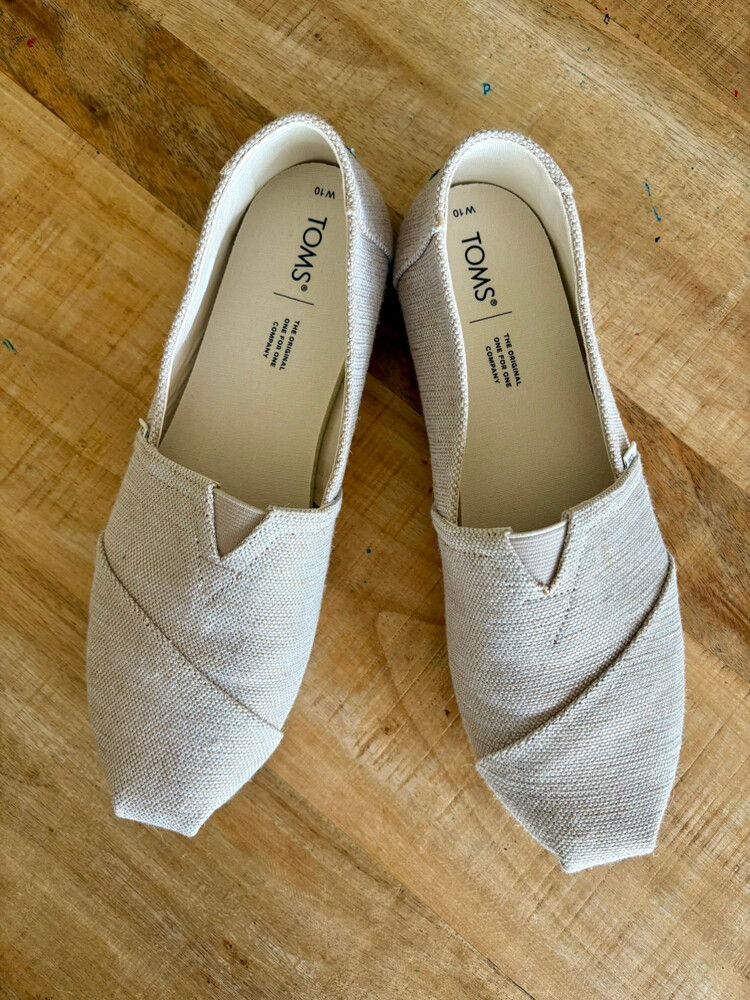 Tom’s Shoes Classic Metallic Jute Women’s 10