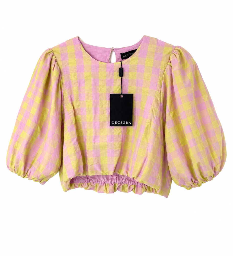 Decjuba Holly Gingham Top