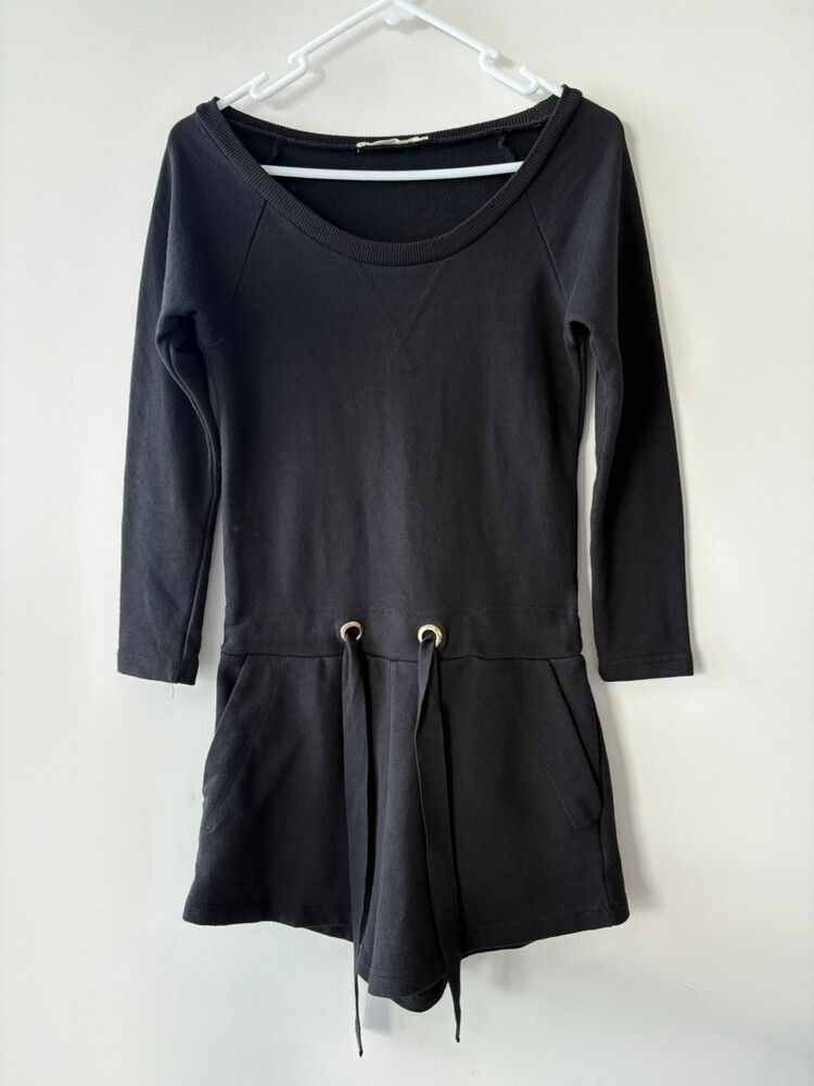 RUBY Black Playsuit Cotton Blend